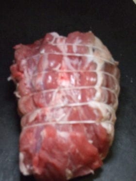 noix de gigot d'agneau tendre et moelleuse