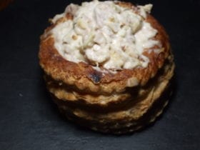 ris de veau,champignon,quenelle,jambon blanc