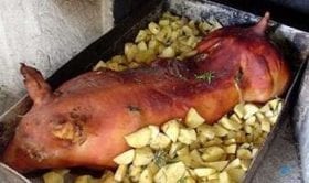 cochon de lait cuit au four